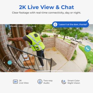 Cámara Cableada Xiaomi Imilab Ec5 Día Noche Ip66 360° 2,5K