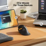 Mouse Diestro Ergonómico Vertical Bluetooth ProtoArc Em11-nl