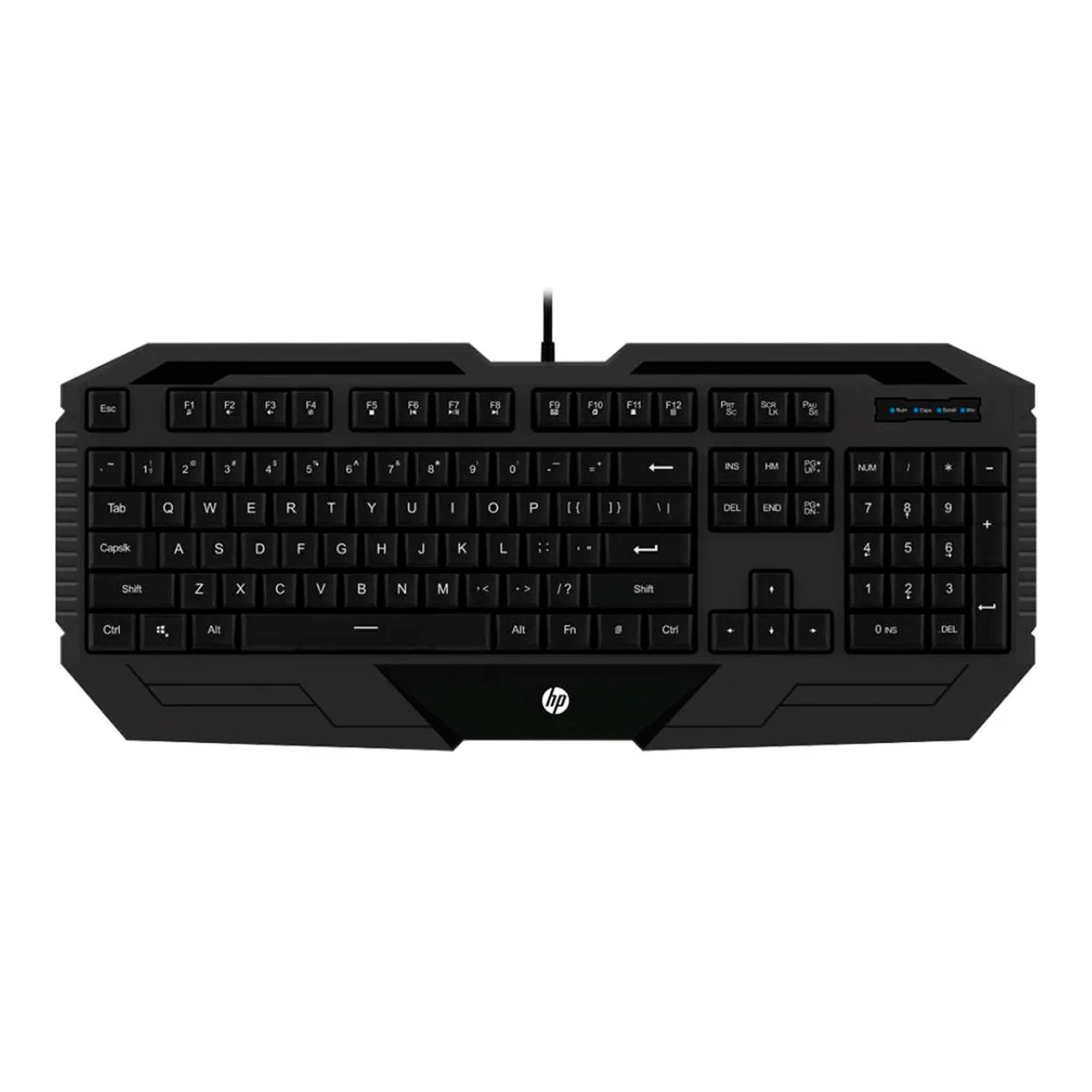 HPK130BK_03.jpg.jpg Teclado Gaming Usb A HP K130 Español Membrana Rgb - Imagen 1
