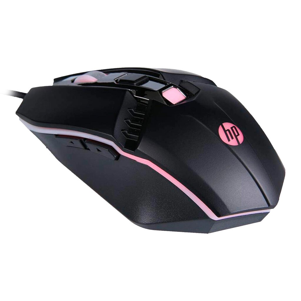 Mouse HP M270 — Diseño ambidiestro y controles accesibles