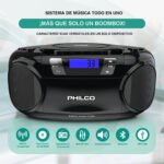 Radio Philco Boombox Bt 12w Estéreo FM CD MP3 - Imagen 5