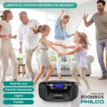 Radio Philco Boombox Bt 12w Estéreo FM CD MP3