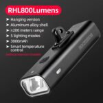 Linterna Led Rockbros RHL800 IPX6 800 Lúmenes - Imagen 6