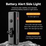 Linterna Led Rockbros RHL800 IPX6 800 Lúmenes