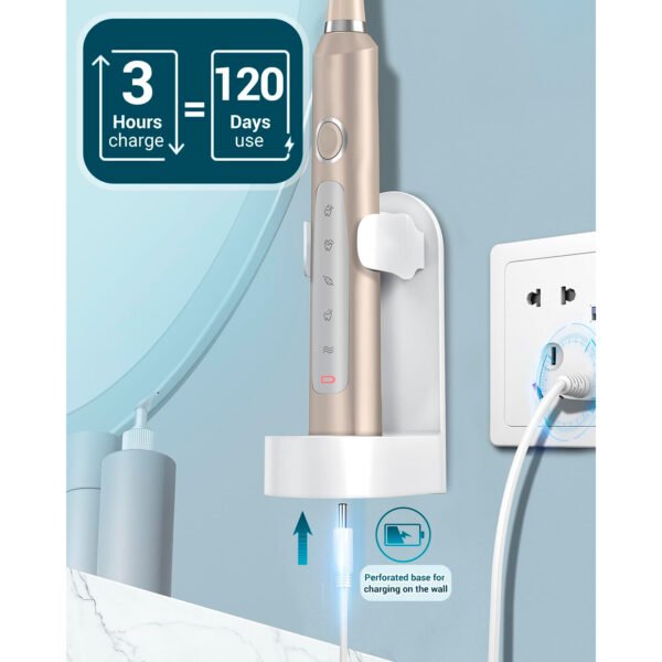 RTASH508GD_07.jpg.jpg Cepillo De Dientes Eléctrico Rtauys M5 Sonic 41000vpm