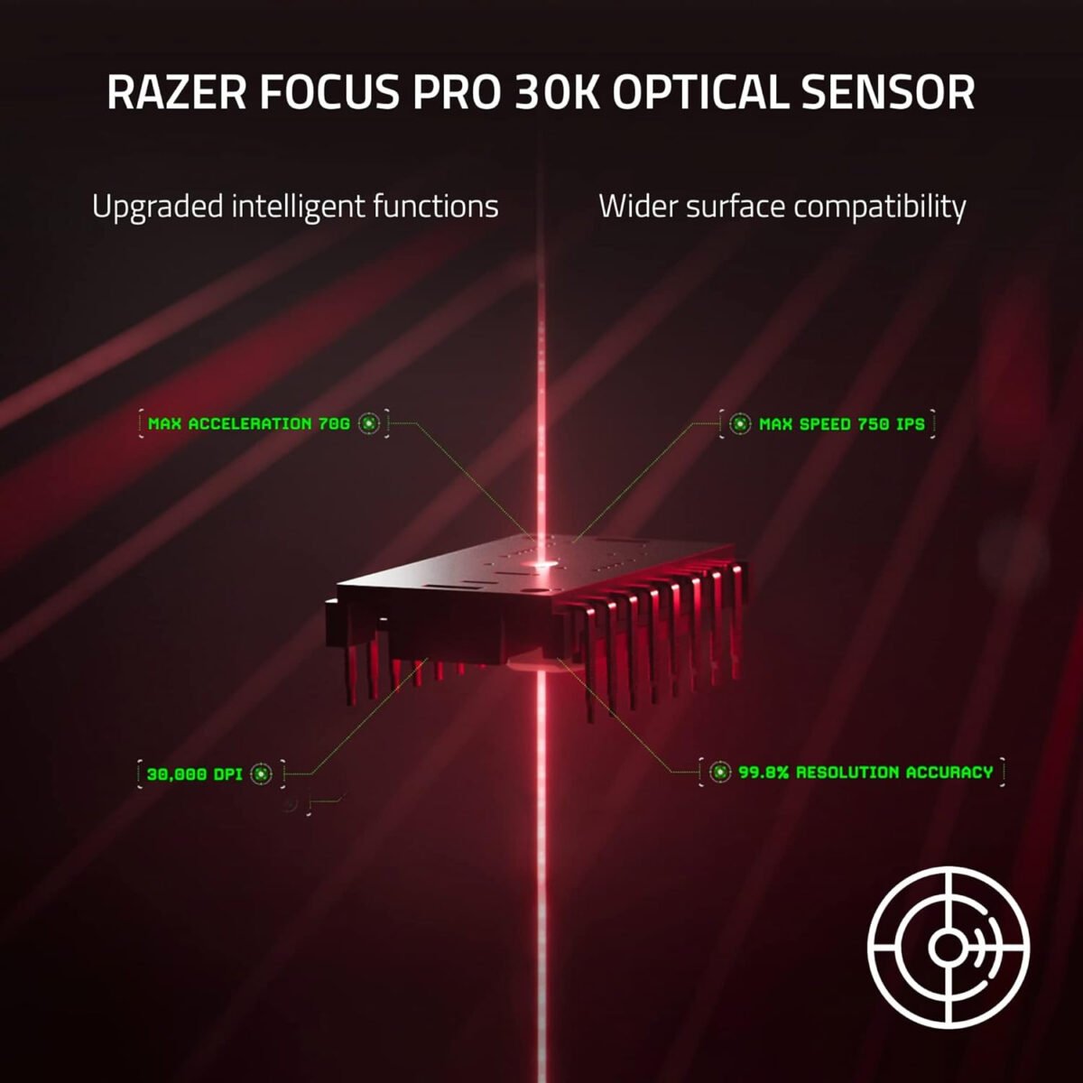 Mouse Gaming Razer Deathadder V3 Pro Disetro 2,4ghz Usb C - Imagen 2