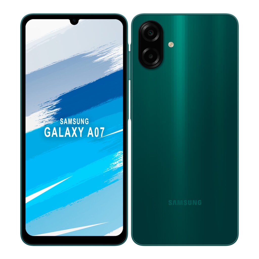 Samsung Galaxy A07 — Pantalla amplia y conectividad 4G