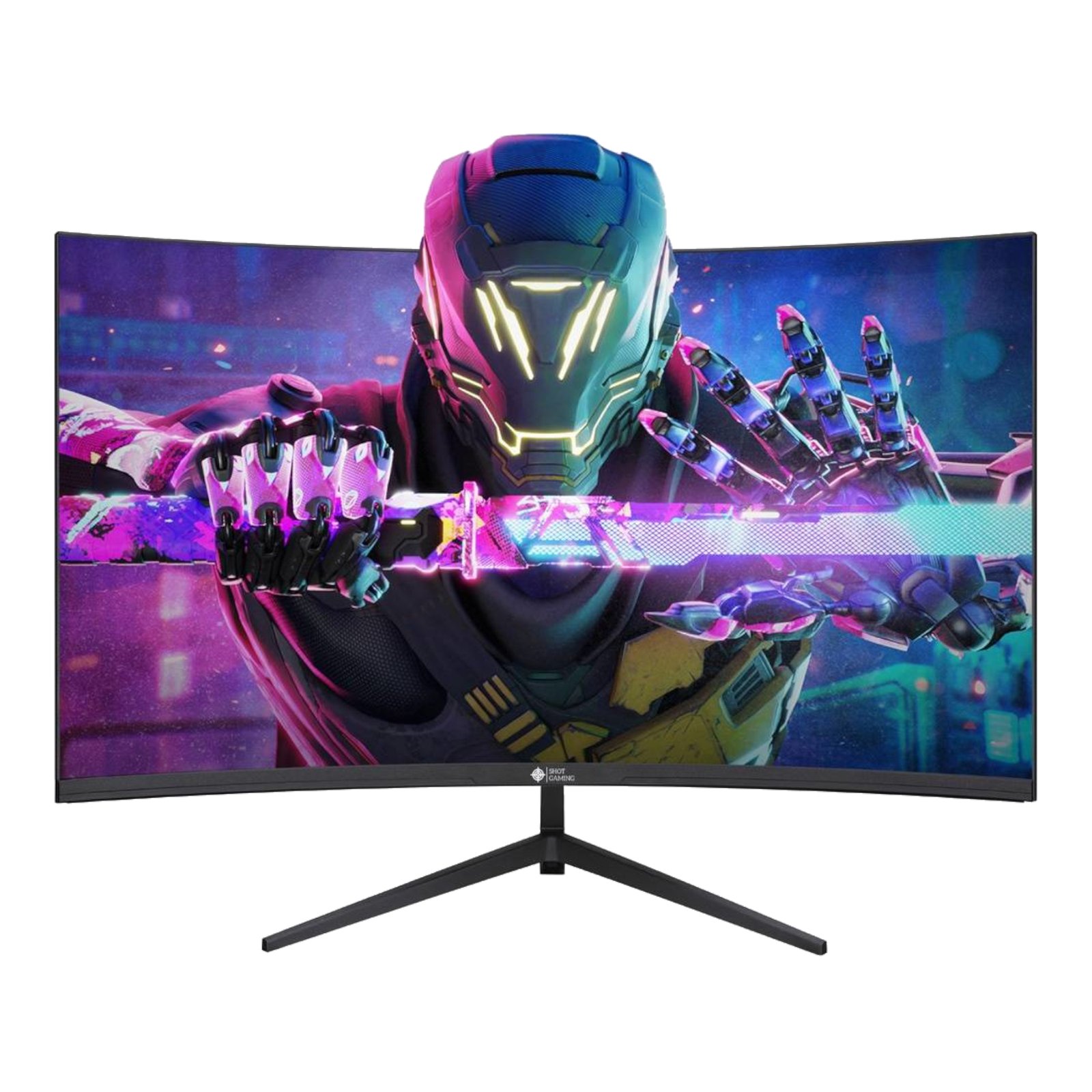 SG27C4-01.jpg.jpg Monitor Gaming Curvo Shot Gaming Sg27c4 27'' Full HD 100hz - Imagen 1