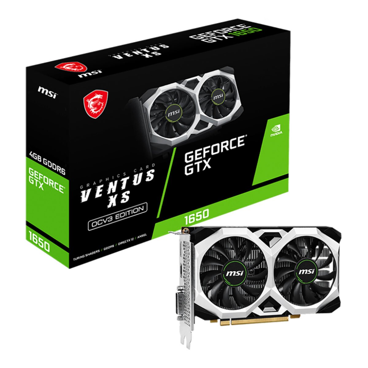 Tarjeta de Video Msi Nvidia GeForce RTX1650 4gb GDDR6 - Imagen 4