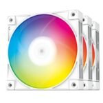 Fan Cooler Deepcool FC120 ARGB Blanco 3 en 1