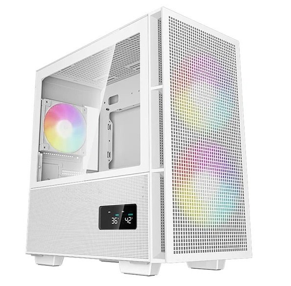 a384d52fd6ce1d42e688dd4d9afcf96c.jpg Gabinete Deepcool CH360 Digital Blanco - Imagen 1
