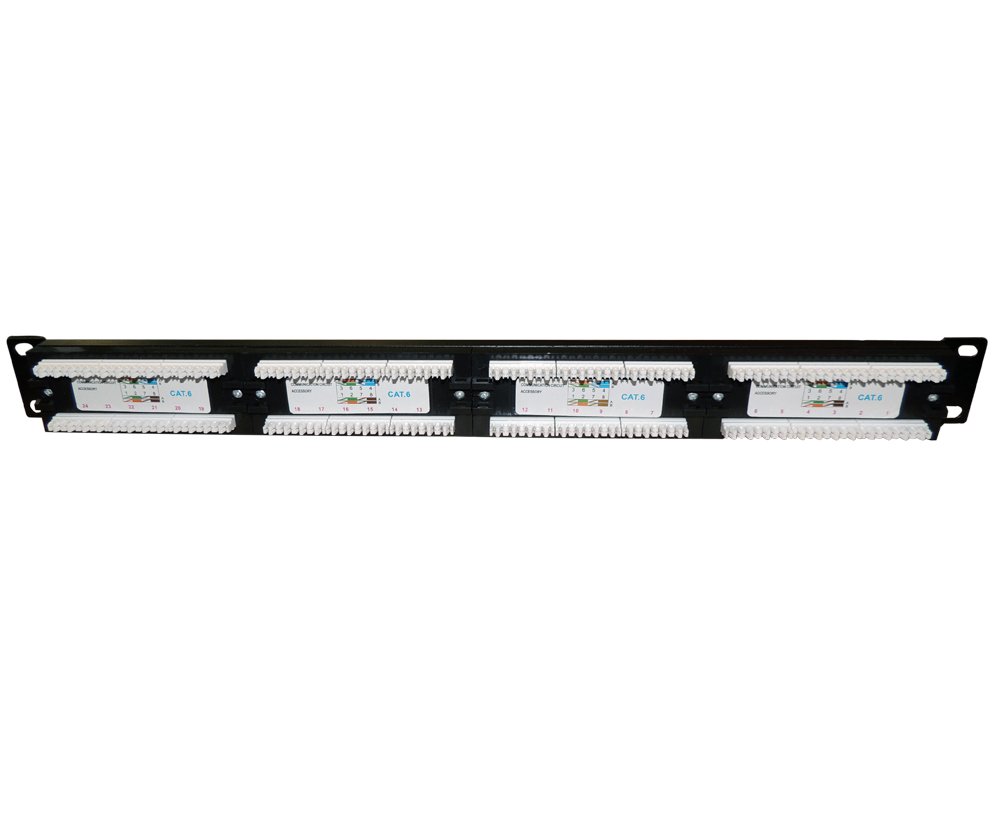 a707c7bc8404a755e25413a272d9e268.jpg Patchera 24 puertos cat 6e para rack - Imagen 1