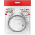 Cable Patchcord Hikvision 2m Cat 6 gris