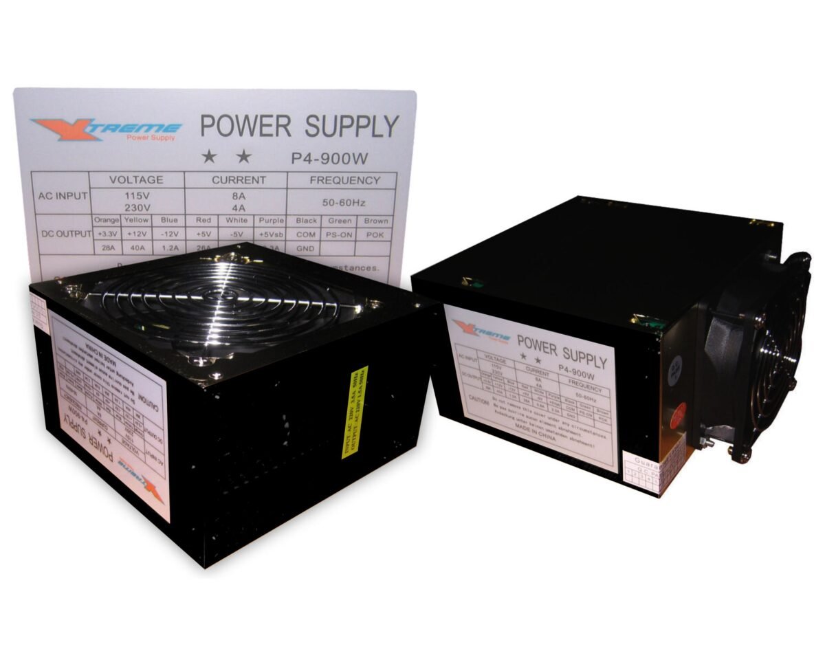 Fuente ATX Xtreme pro 900w 24+4 pin + SATA + pcie - Imagen 4