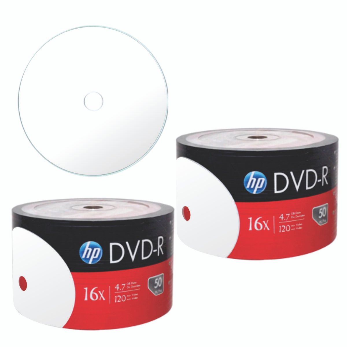 DVD-R 16X HP 120min 4.7GB Printables - Imagen 4