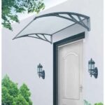 Alero transparente de policarbonato