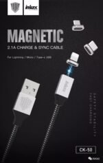 Cable Inkax 1 metro USB-A a Lightning magnético - Imagen 3