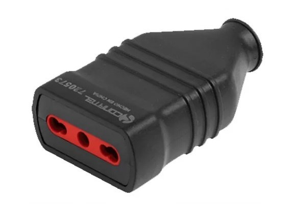 c977376aa9e47c9906f3b1b215dd7abe.jpg Ficha 3L bipaso hembra de goma con tierra negra Conatel - Imagen 1