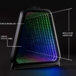 Escritorio gamer RGB Brateck con espejos - Imagen 4