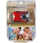 Cámara digital iON 8MP Waterproof roja