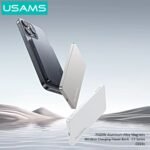 Power Bank Magnético 5.000mAh   Carga Inalámbrica  PD20W  Gris  CY Series  CD231 USAMS - Imagen 6