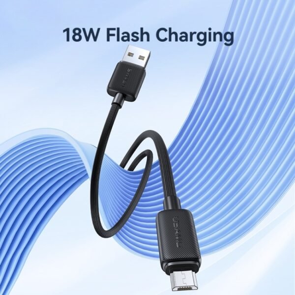 Cable de Datos USB A a Micro USB SJ690   1M  Negro  USAMS
