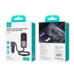 Cargador Auto C40 C/Cable   165W 2PD + 3 USB  Pantalla Digital  Negro  CC213  USAMS - Imagen 3