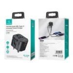 Cargador de viaje T59   20W  2 USB + USB C  Negro  CC179  USAMS - Imagen 3