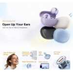 Auricular Bluetooth Crossky C10 OWS   Lila  QCY By Xiaomi - Imagen 4