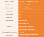 Batería para Xiaomi Redmi Note 7   BN4A  ORYRO - Imagen 2