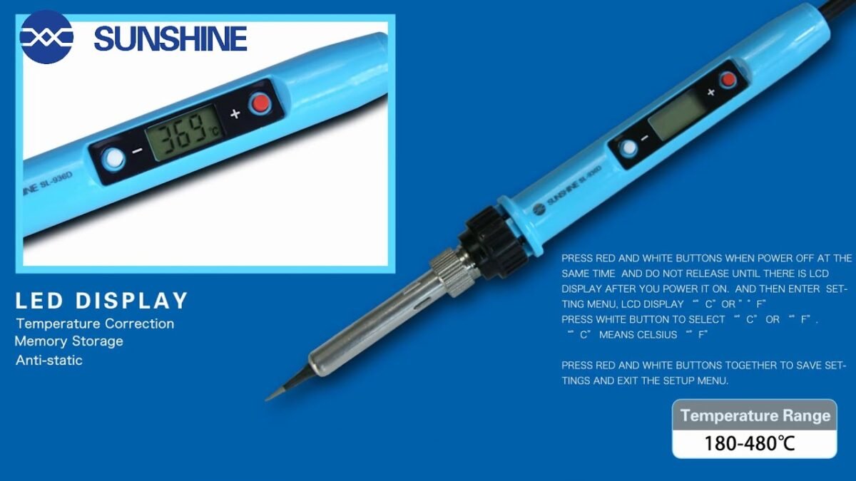 Soldador de Mano SL-936D   80W  Sunshine - Imagen 2