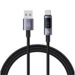 Cable de Datos Aluminio SJ673   USB A a USB C  6A  1.2M  Carga Rápida  con LCD  USAMS - Imagen 3