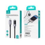 Cable de Datos Aluminio SJ672   USB C a Lightning  30W  1.2M  Carga Rápida  con LCD  USAMS - Imagen 4