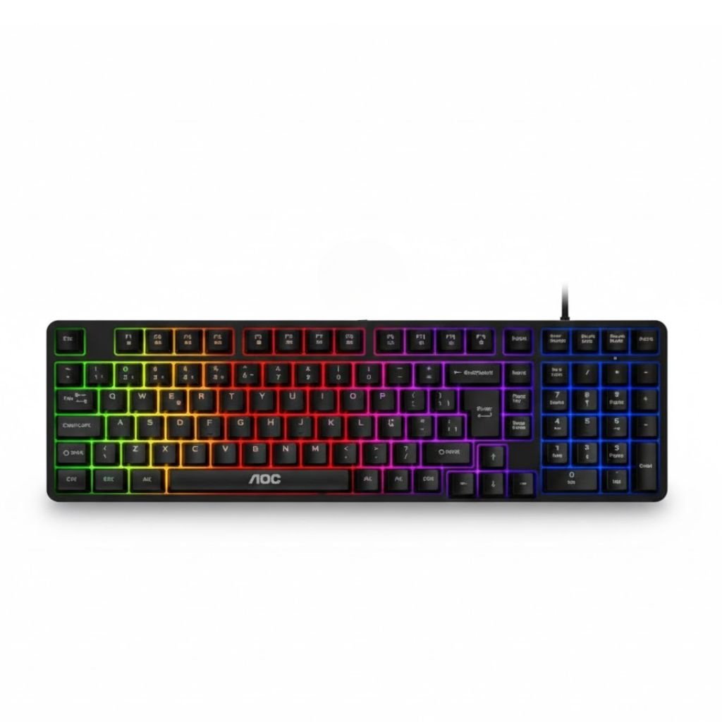 dlimgs.php_-1540.jpg Teclado Gamer GK116B/16 USB RGB Negro AOC - Imagen 1