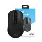 Mouse Inalámbrico   2.4 GHz  Ergonómico  MS201PB/LA  Negro  AOC - Imagen 3