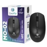 Mouse Inalámbrico  MO-02  Negro  Exofiz - Imagen 8
