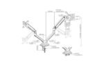 LDT63/C024G - Soporte Monitor   Doble Brazo  Hasta 32"/ 9Kg  Brateck