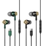 Manos libres stereo   1.2M  Negro  Tipo C  SJ482 EP-43  USAMS - Imagen 2