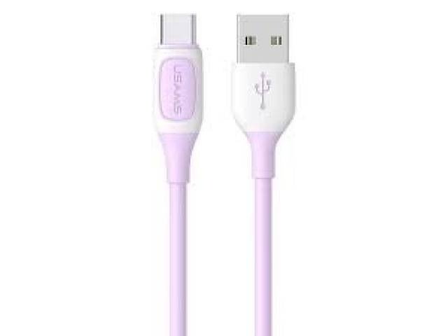 dlimgs.php_-175.jpg Cable de Datos Lightning 1M Violeta 2.4A Jelly Serie SJ595 USAMS - Imagen 1