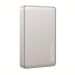 Power Bank Magnético 10.000mAh   Carga Inalámbrica  20W  Aluminio  Titanium  CD242 USAMS - Imagen 2