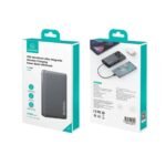 Power Bank Magnético 10.000mAh   Carga Inalámbrica  20W  Aluminio  Gris  CD242 USAMS - Imagen 3