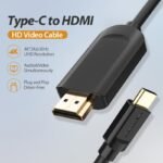 Cable HDMI a USB C   2M / Negro  CGUBH  Vention - Imagen 5