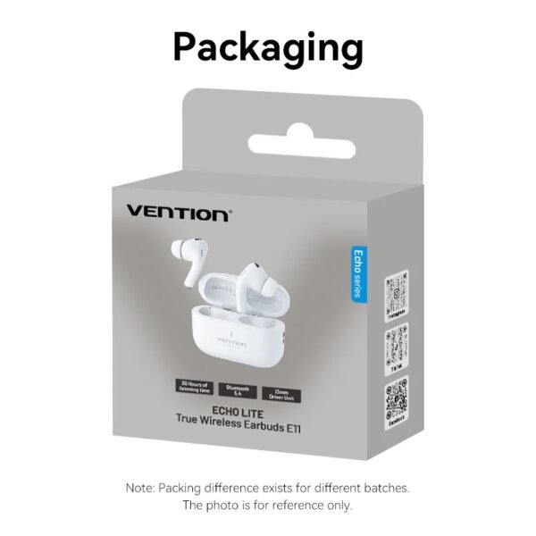 Auricular Bluetooth ECHO LITE E11   Blanco NBVW0  Vention