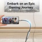 Cable USB-C a HDMI-A 4K HD / 0.25M /Gris   CREBC  Vention - Imagen 3