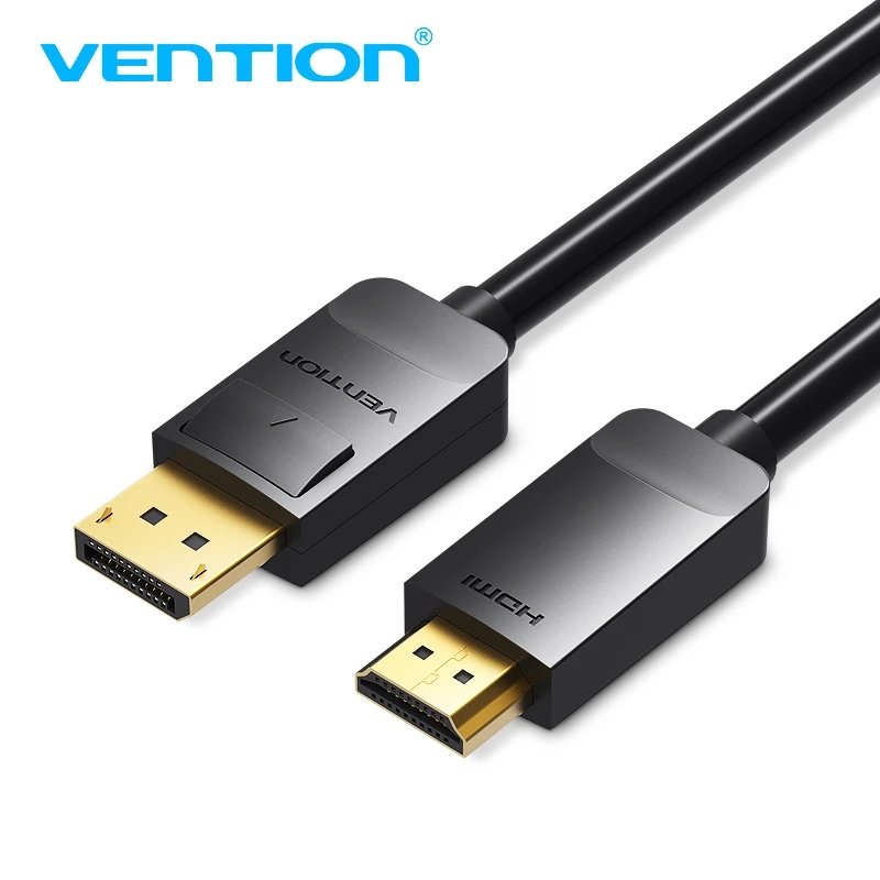 dlimgs.php_-429.jpg Cable DP a HDMI Macho/Macho / 1.5M / Negro HADBG Vention - Imagen 1