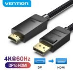 Cable DP a HDMI   Macho/Macho / 1.5M / Negro  HADBG  Vention - Imagen 2