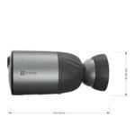 Camara Wifi Ezviz CS-BC1C   8MP  4K  c/Bateria  (CS-BC1c-R100-2F8WFL)  EZVIZ - Imagen 3