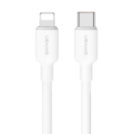 Cable de Datos U84   USB C a Lightning  PD 20W  0.5M  Blanco  SJ624  USAMS