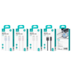 Cable de Datos USB A a USB C SJ688   3A  1M  Rosado USAMS