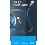 Cable de Impresora USB-A 2.0 a USB-B   Macho/Macho / 1.5M / Negro  COQBG  Vention